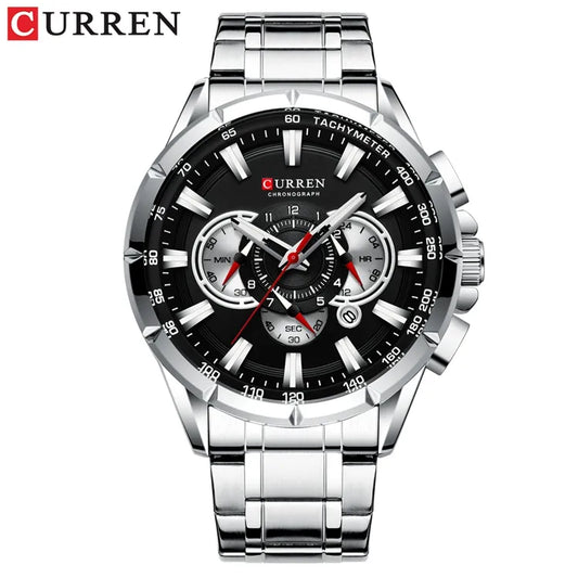 Reloj Curren Caballero Color / PLATA Y NEGRO