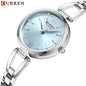 Reloj Curren Dama Color / PLATA Y CELESTE